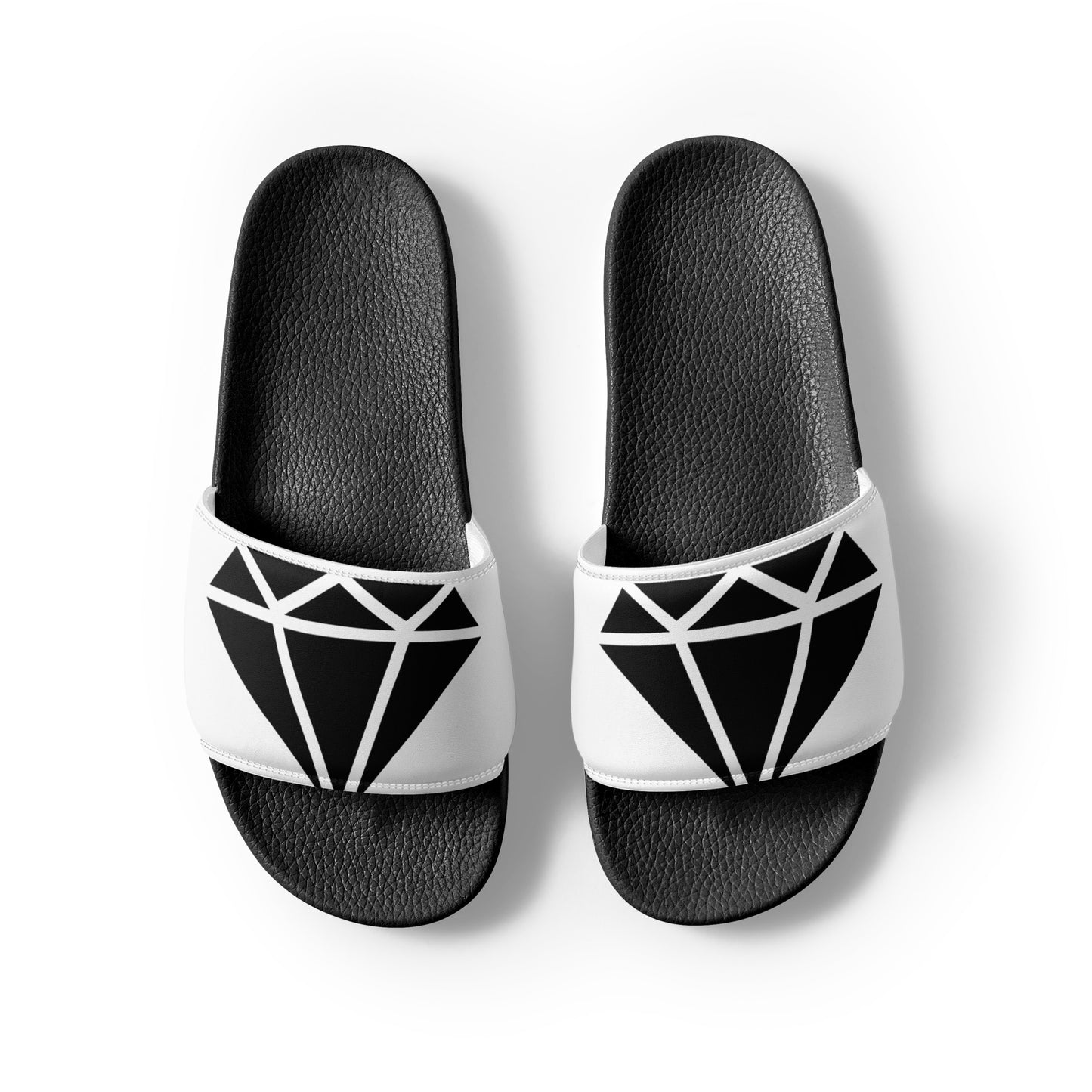Diamond Wht Men’s slides