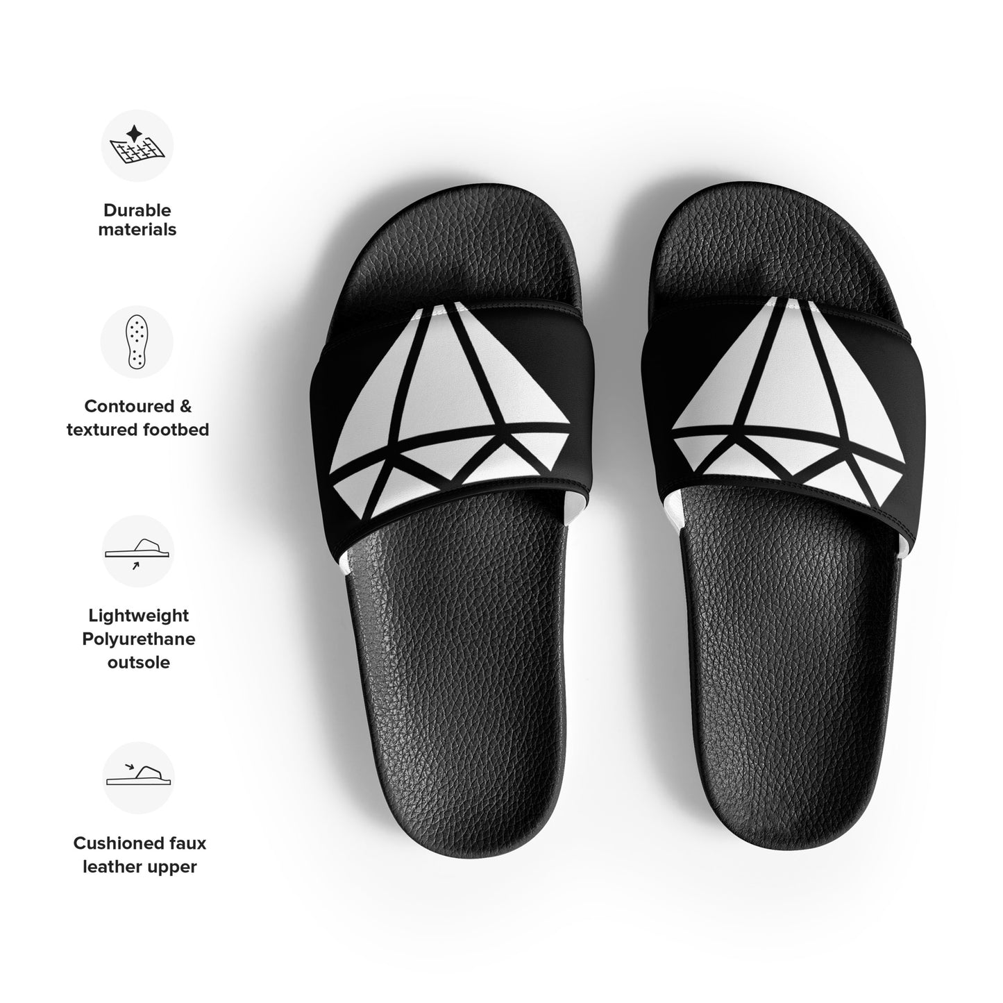 Diamond Blk Men’s slides