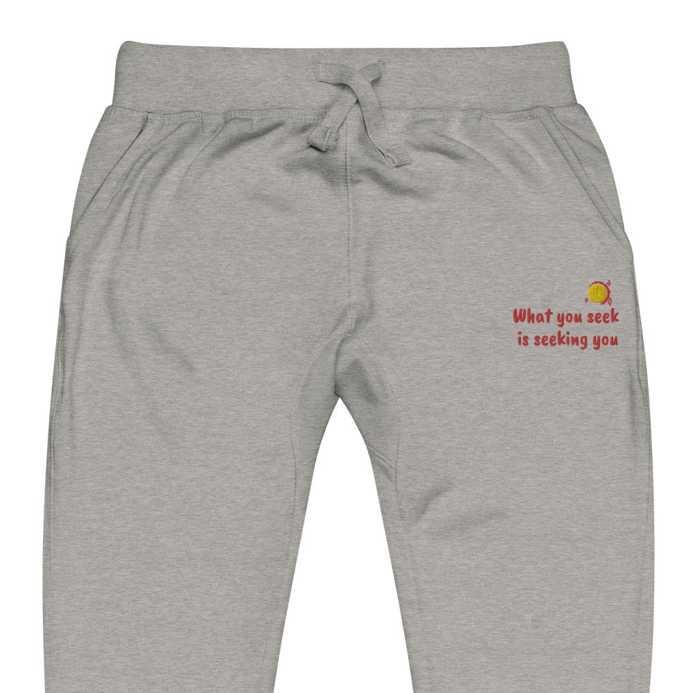 Seeking Unisex fleece sweatpants