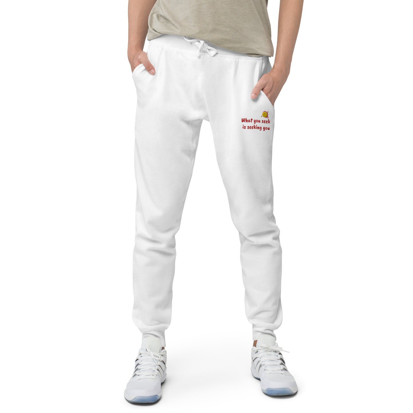 Seeking Unisex fleece sweatpants