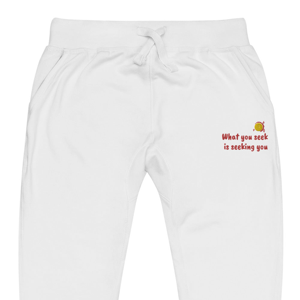 Seeking Unisex fleece sweatpants
