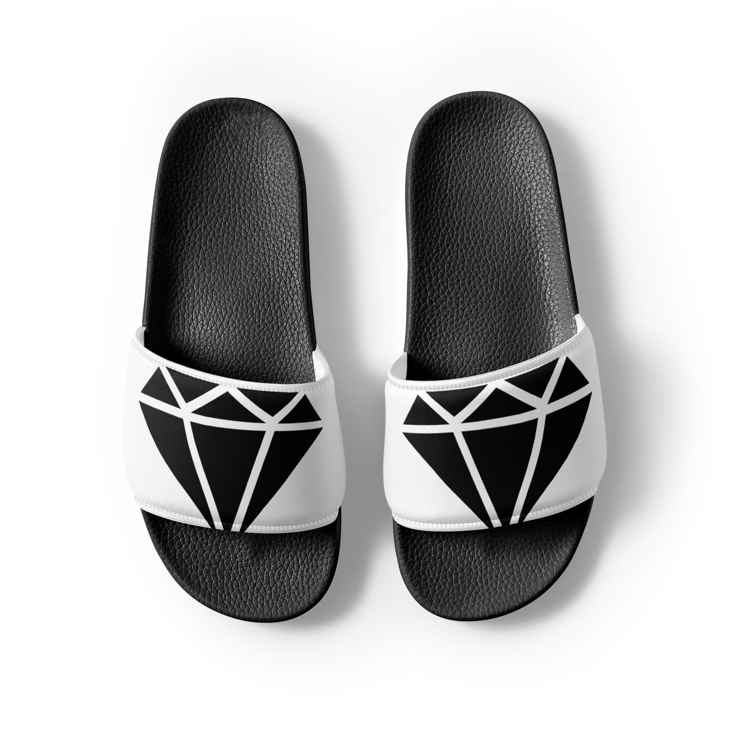 Diamond Wht Women's slides