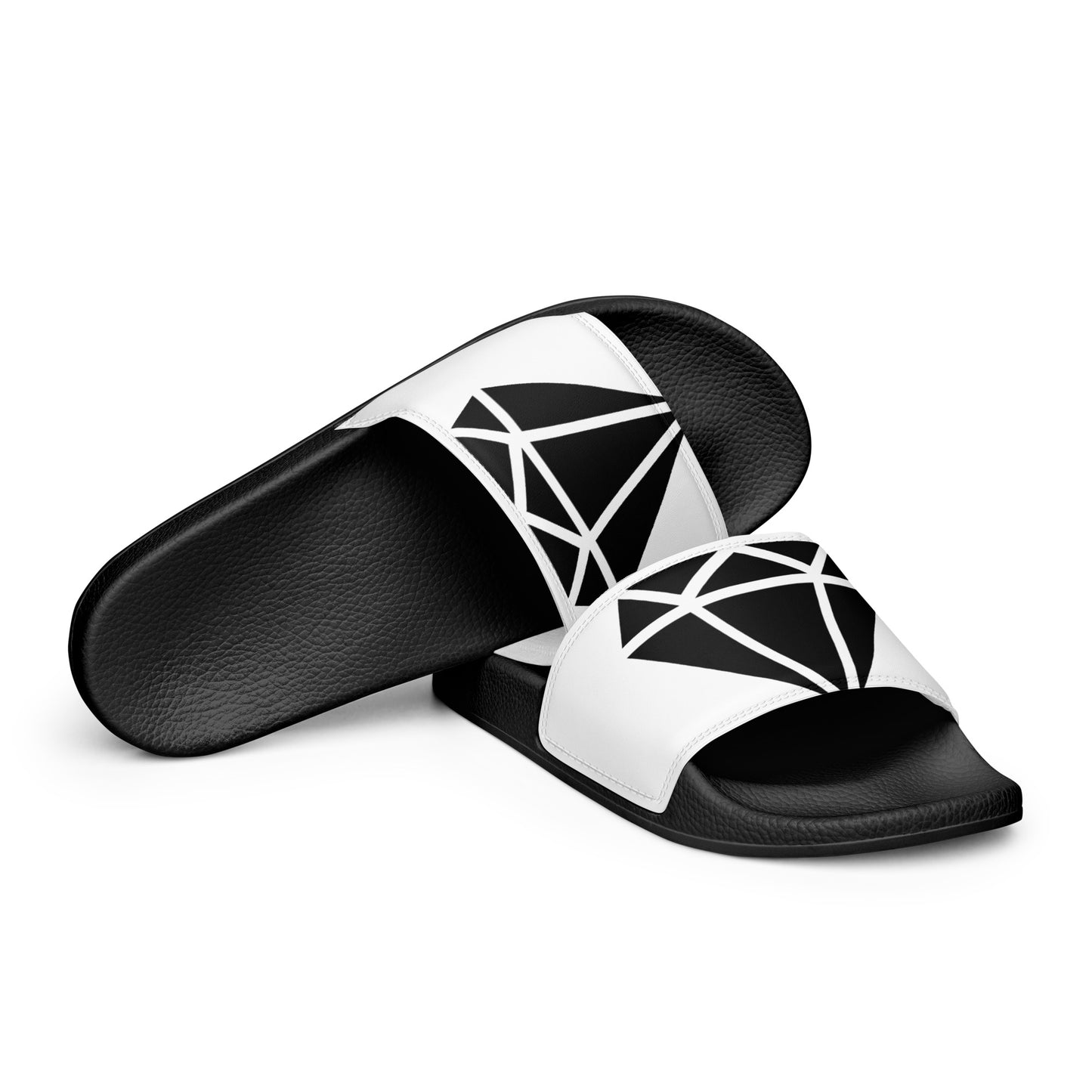 Diamond Wht Women's slides