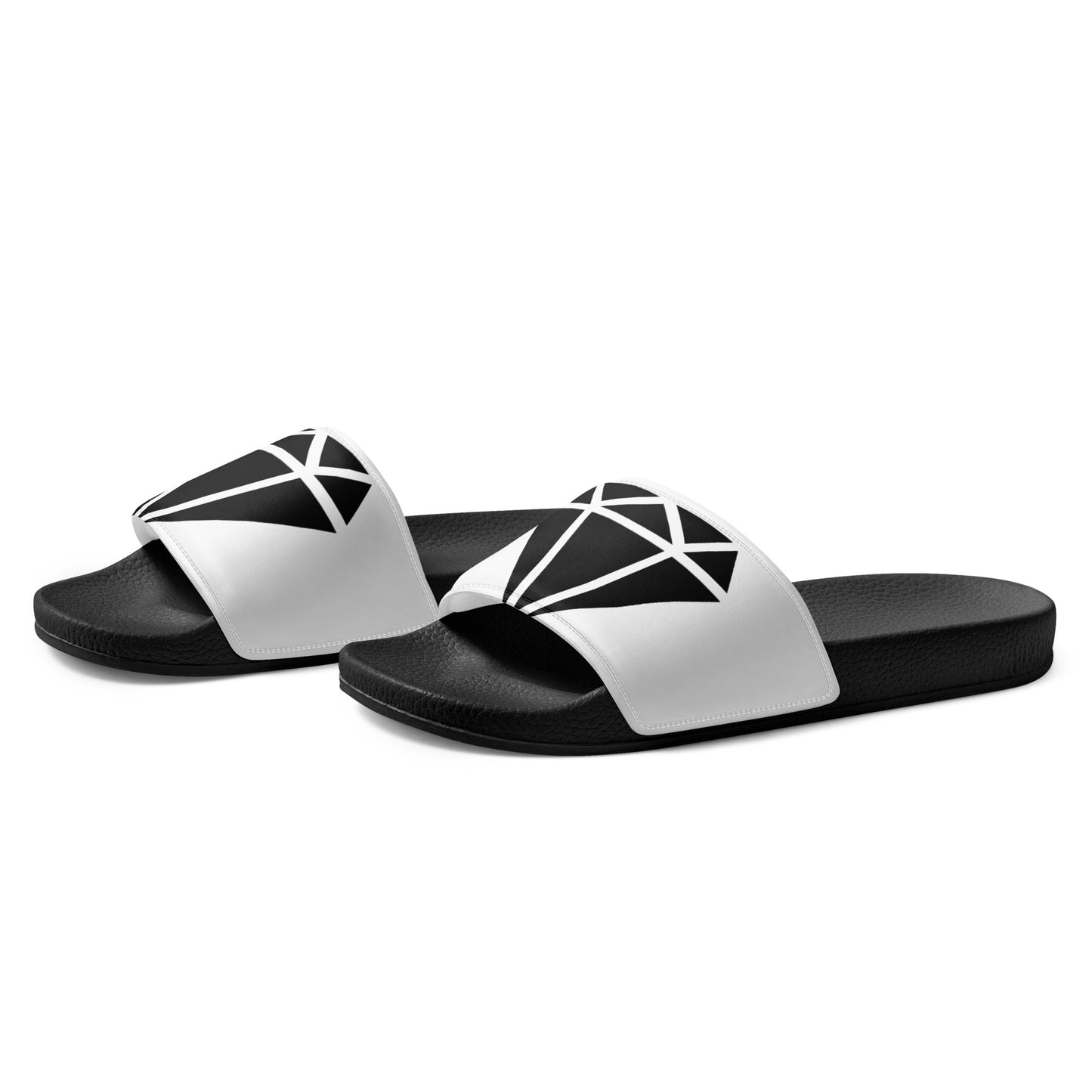 Diamond Wht Women's slides