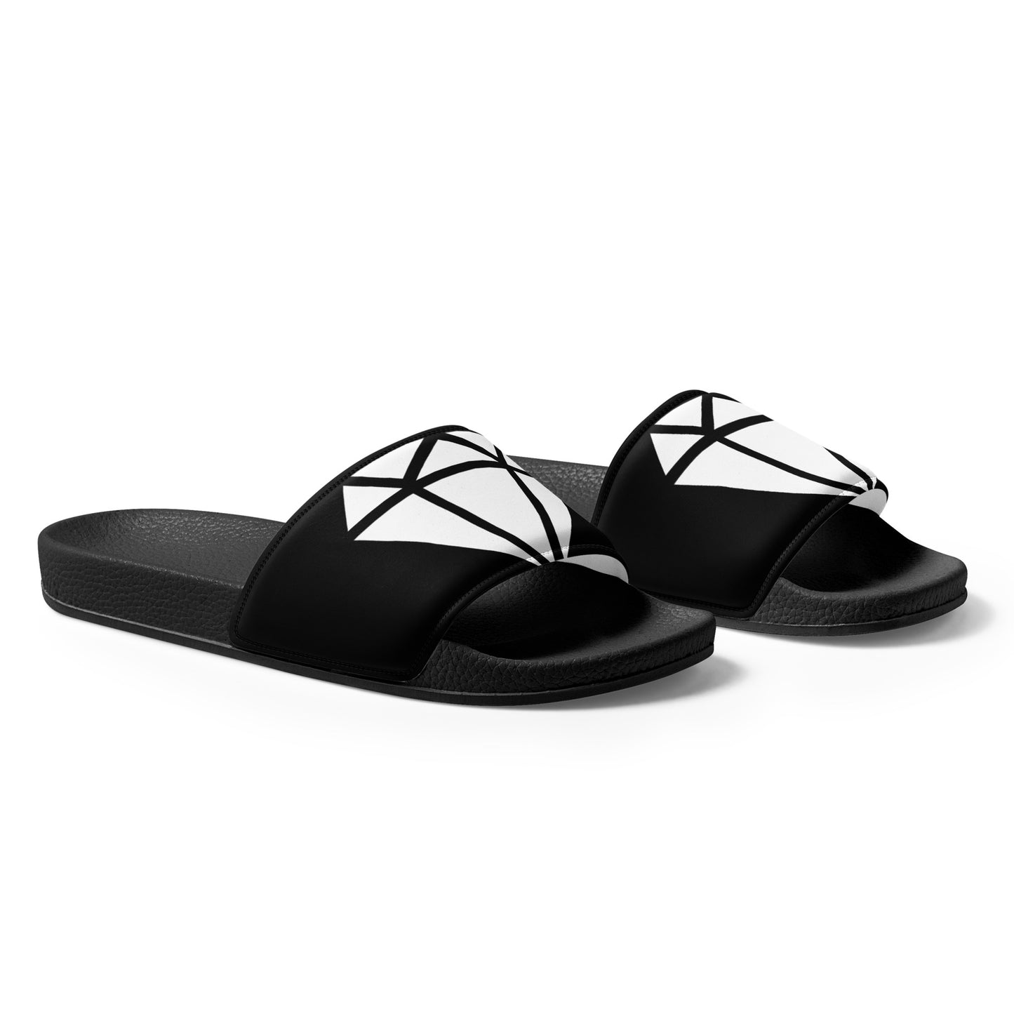 Diamond Blk Women's slides