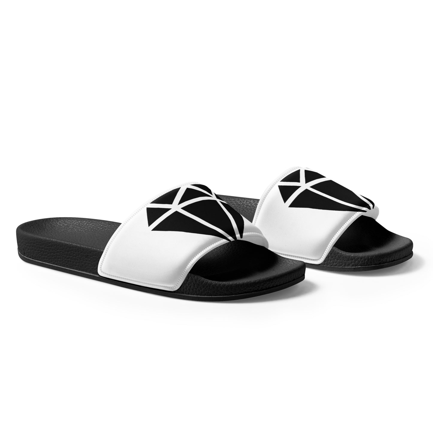 Diamond Wht Women's slides