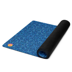 Sparkle Blue Yoga mat
