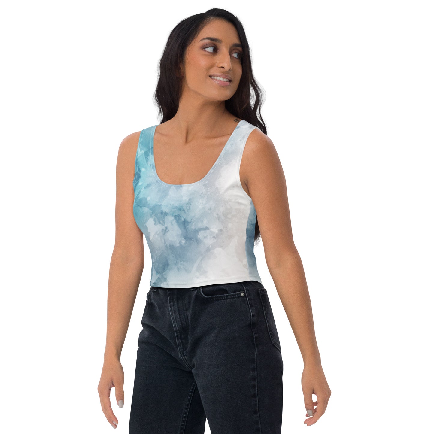 To Dye For Sky Crop Top