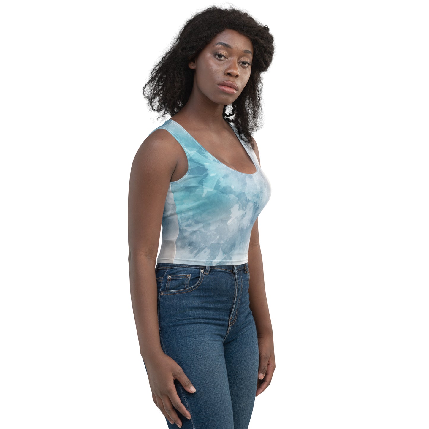 To Dye For Sky Crop Top