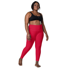 Magenta Leggings with pockets
