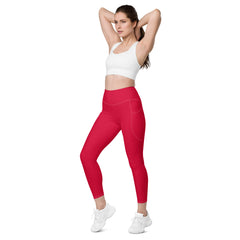 Magenta Leggings with pockets