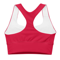 Magenta Longline sports bra