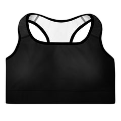 Diamond Blk Padded Sports Bra