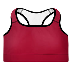 Diamond Red Sports Bra