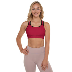 Diamond Red Sports Bra