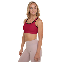 Diamond Red Sports Bra
