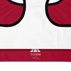 Diamond Red Sports Bra