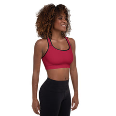 Diamond Red Sports Bra