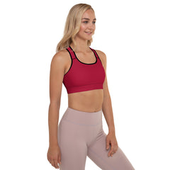Diamond Red Sports Bra