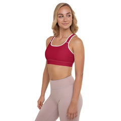 Diamond Red Sports Bra