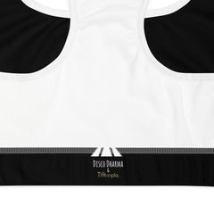 Diamond Blk Padded Sports Bra