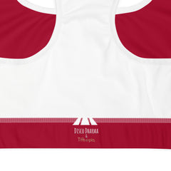 Diamond Red Sports Bra