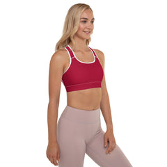 Diamond Red Sports Bra