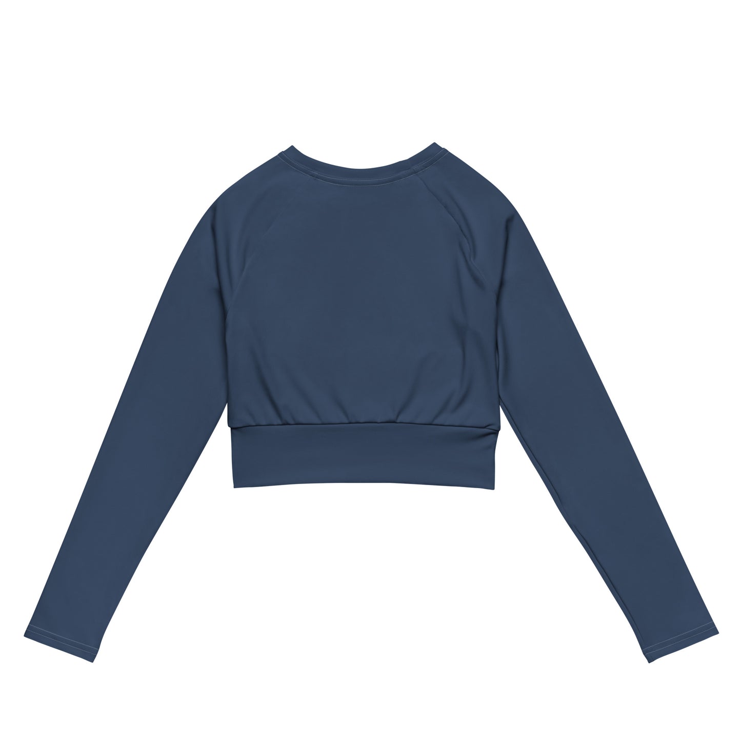 Grishma Recycled long-sleeve crop top