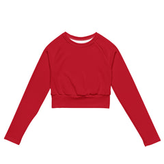 Agni Recycled long-sleeve crop top