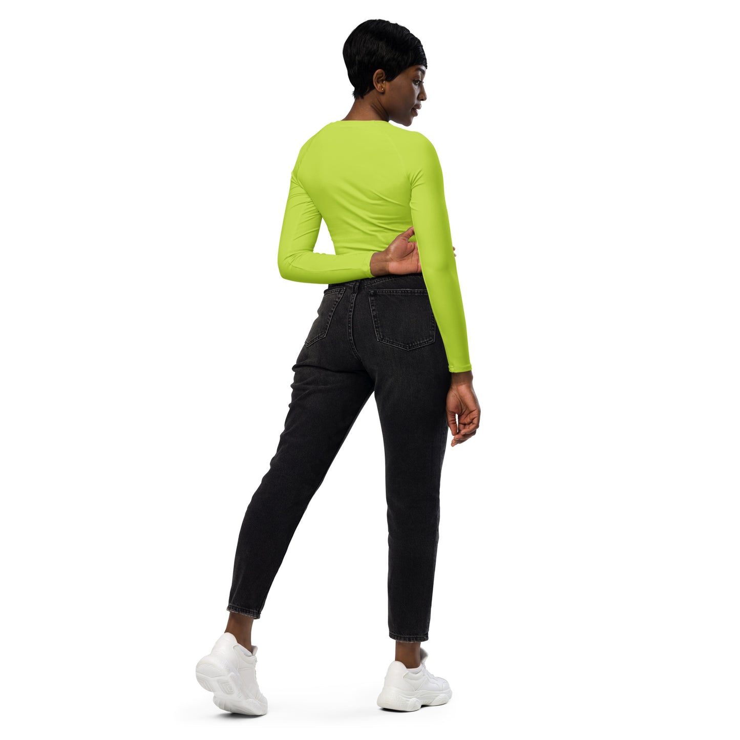 Dogri Recycled long-sleeve crop top