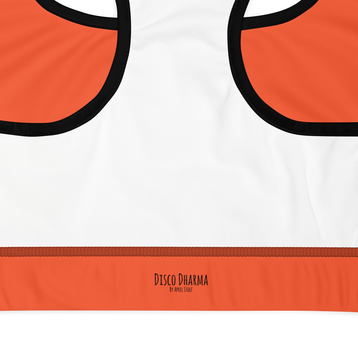 Orange Sports bra