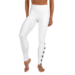 Diamond Wht Yoga Leggings