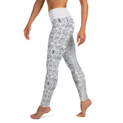 White Diamond Yoga Leggings