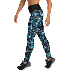 Blue Diamond Yoga Leggings