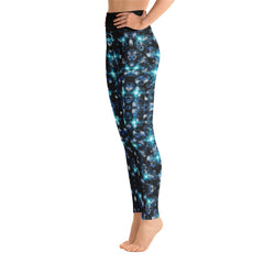 Blue Diamond Yoga Leggings