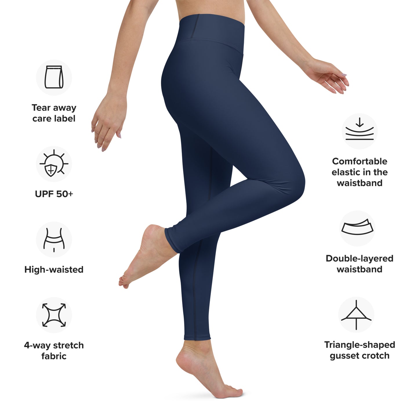 Sapphire Navy Yoga Leggings