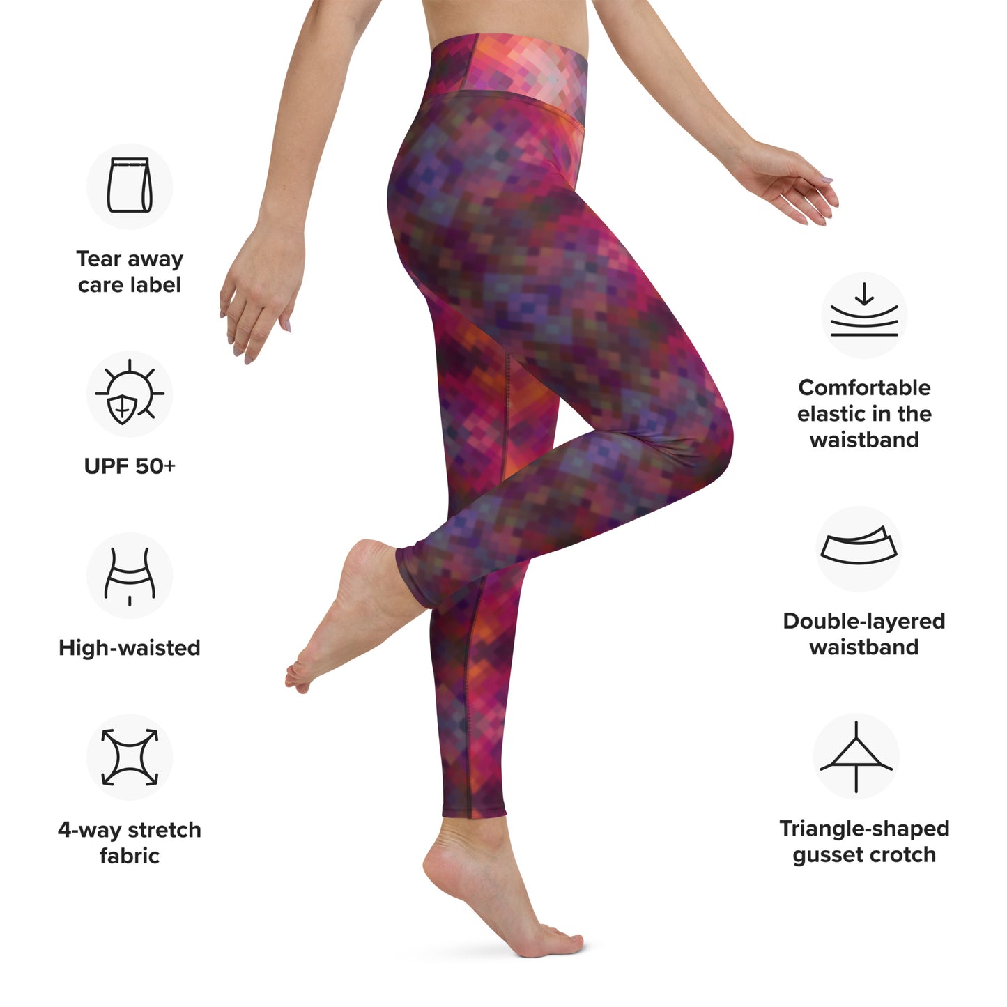 Pixel Yoga Leggings