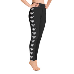Diamond Blk Yoga Leggings