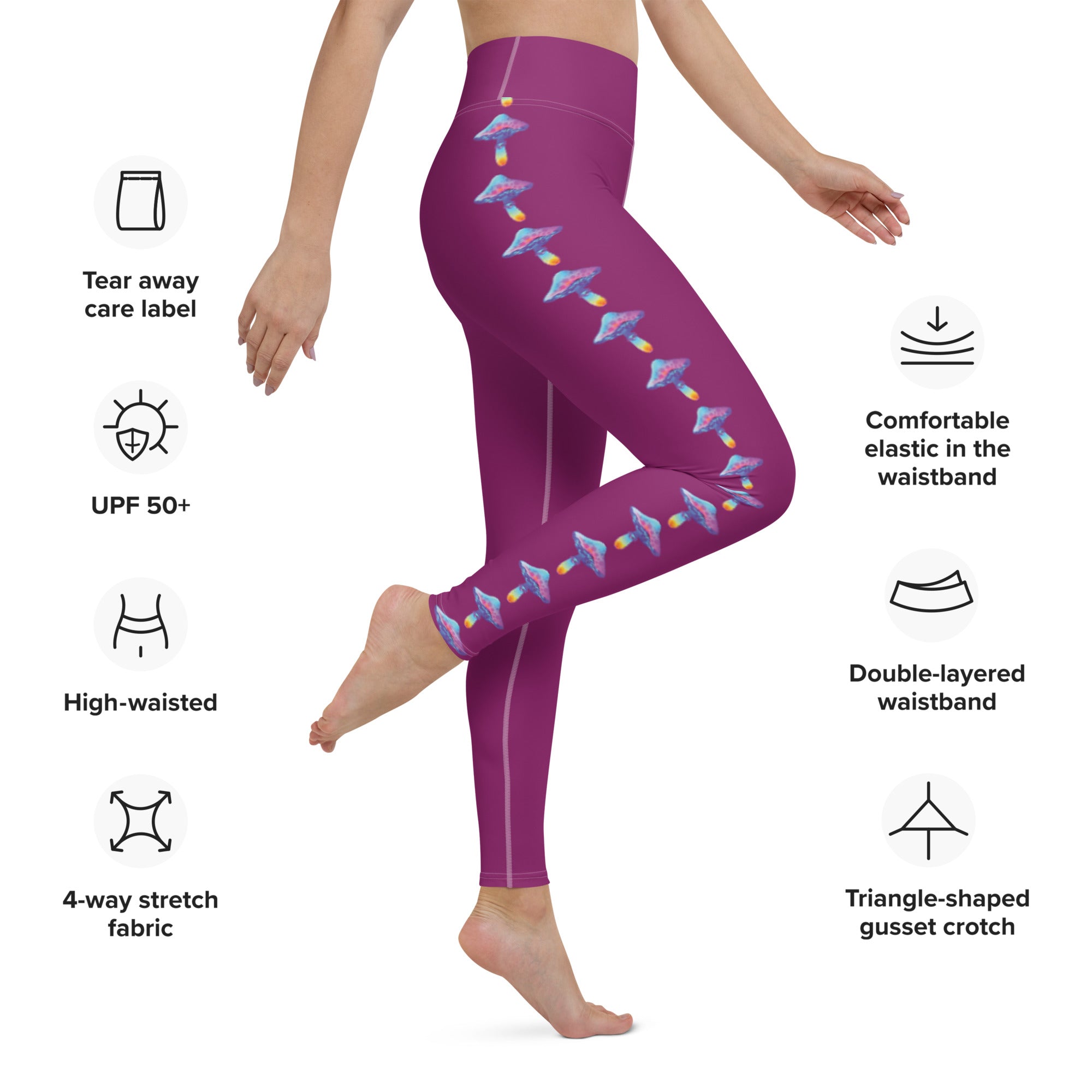 Shroomie Yoga Leggings