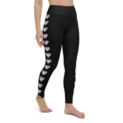 Diamond Blk Yoga Leggings