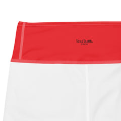 Red Yoga Shorts